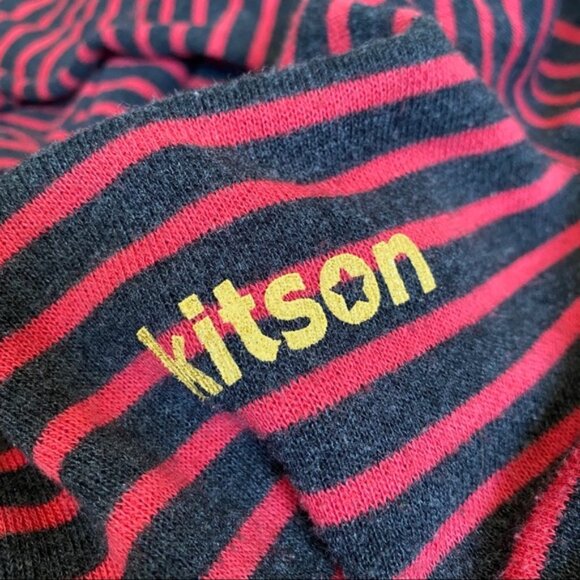 Uniqlo x Kitson knit striped long hoodie leggings length - Picture 5 of 6